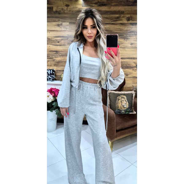 Спортен комплект 3 части Kimi  сив